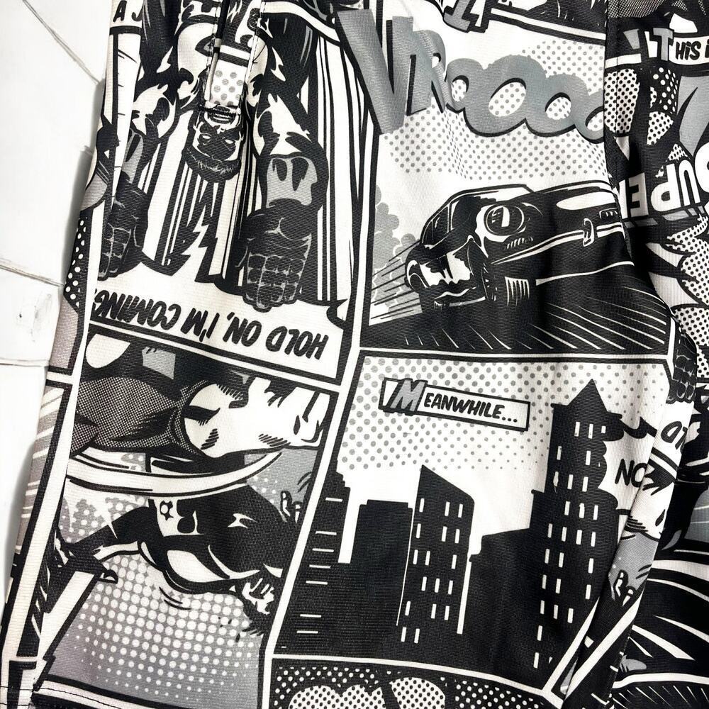 Oh Snap! Comic Book Swim Shorts Size M - Picture 5 of 8